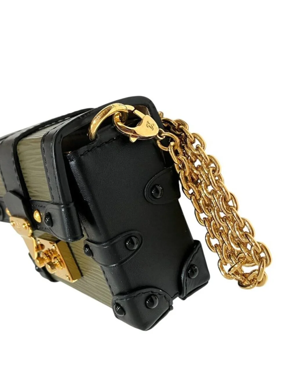 Louis Vuitton Portefeuille Trunk Mini Epi Shoulder Bag Leather